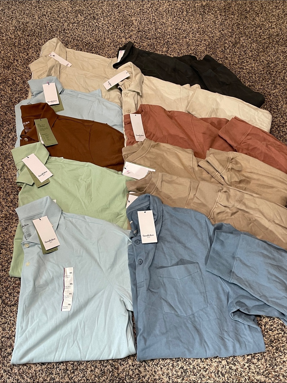 Goodfellow & Co Polo Long/Short Sleeve Bundle #12 XXL | NWT Resell Bundle